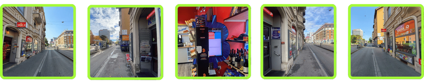 Bilder vom Bitcoin ATM Zürich