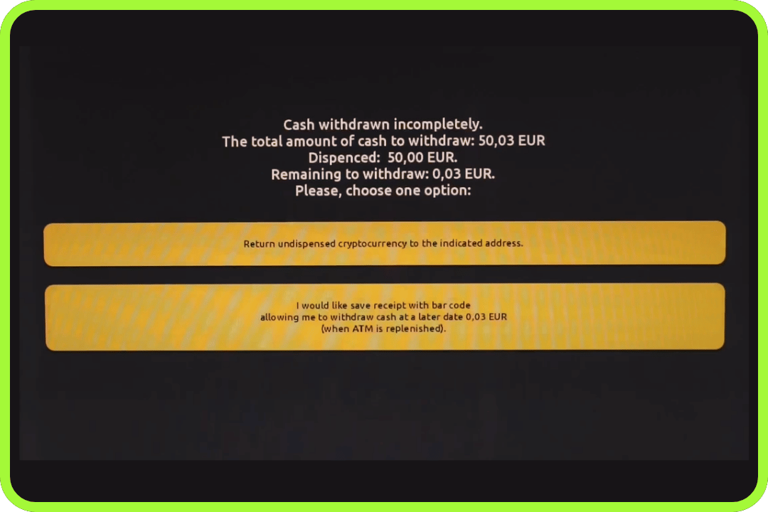 Bitcoin-ATM-Bildschirm