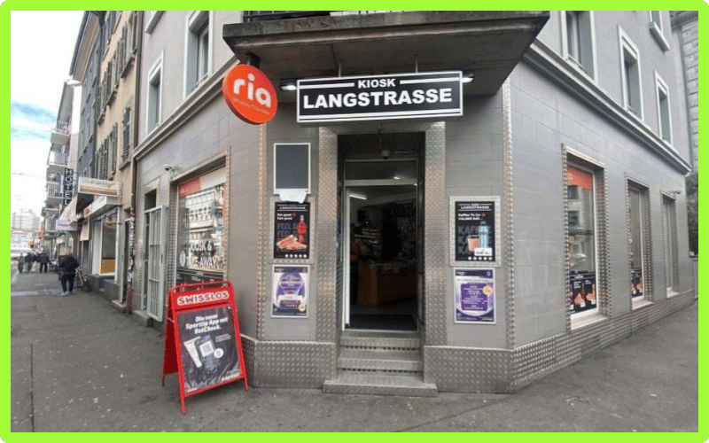 Bilder vom Bitcoin ATM in Zürich