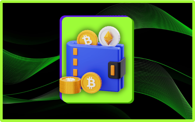 Wallet mit Bitcoins