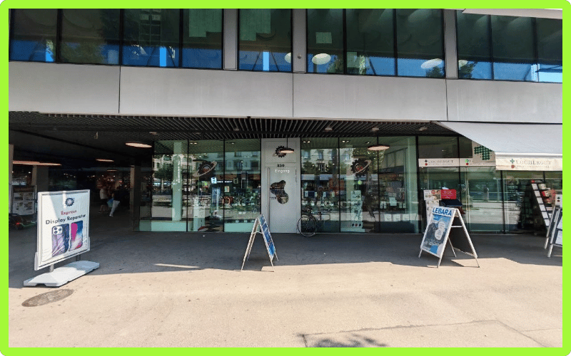 Standort des Bitcoin ATM Zurich