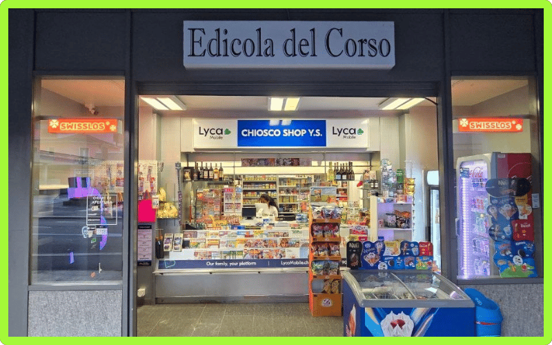 Standort des Bitcoin ATM Lugano