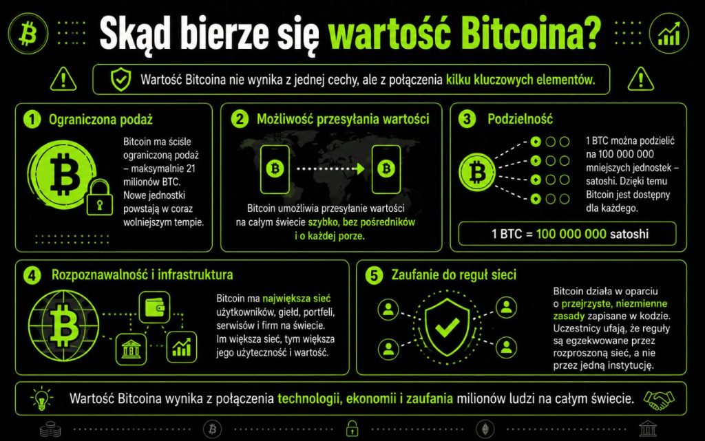 Woher kommt der Wert von Bitcoin?