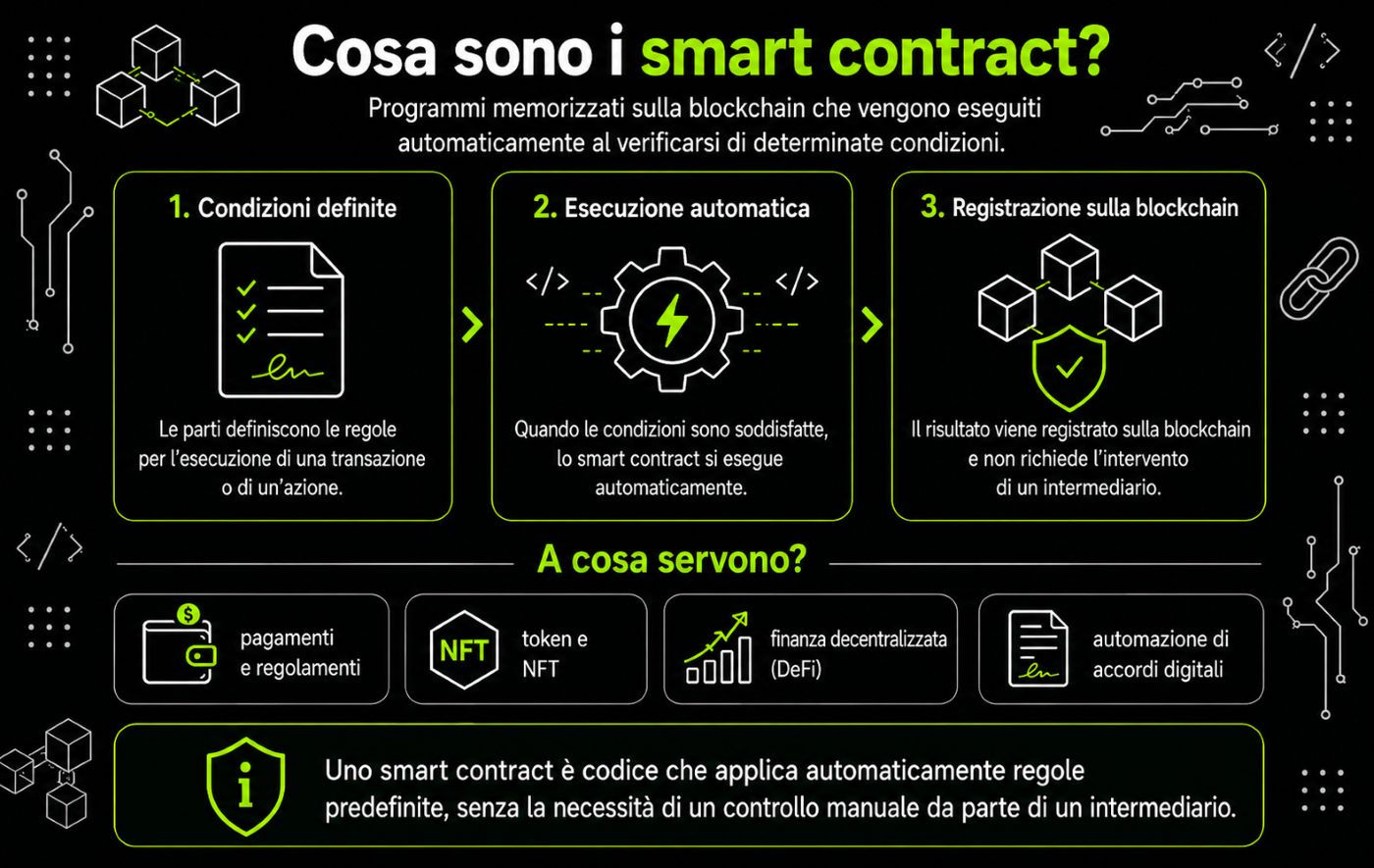 Cosa sono gli smart contract?